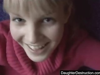 Young daughter fucked hard